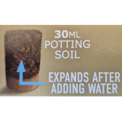 24x Coconut Discs for Flower Pots 30ml