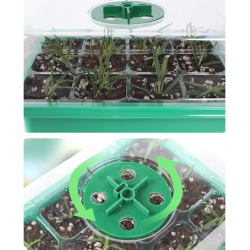 Kit Germinação 2 Bandejas + 2 Leds de Crescimento rápido