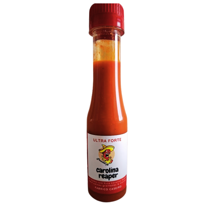 Molho Carolina Reaper 100ML NÍVEL: Extremo Molho Carolina Reaper 100ML NÍVEL: Extremo
