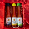 GIFT Box FRUTADO 3 Molhos, 3 Picantes- 3x100ML