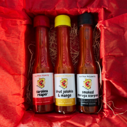 Gift Box 3 Hot Sauces - From Medium to Extreme | dHotSeeds
