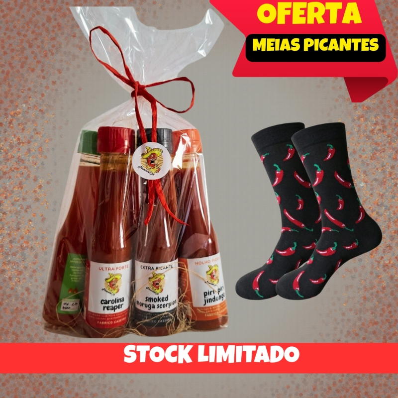 Pack 4 "Chili Lover's", 4 Molhos Picantes, 4x 100ML