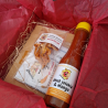 Confezione Regalo Bhut Jolokia Giallo (Salsa, Polvere, Secco e Semi) | Picantes.pt