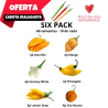 SIX PACK AJI - 6 Pimentas 60 sementes 10 de cada