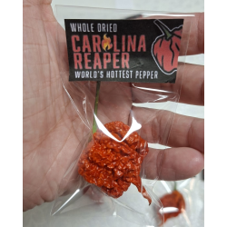 Carolina Reaper Inteira Seca "O Desafio"