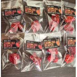 Carolina Reaper Inteira Seca "O Desafio"
