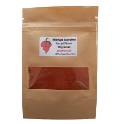 Trinidad Moruga Scorpion em pó, embalagem 10gr.