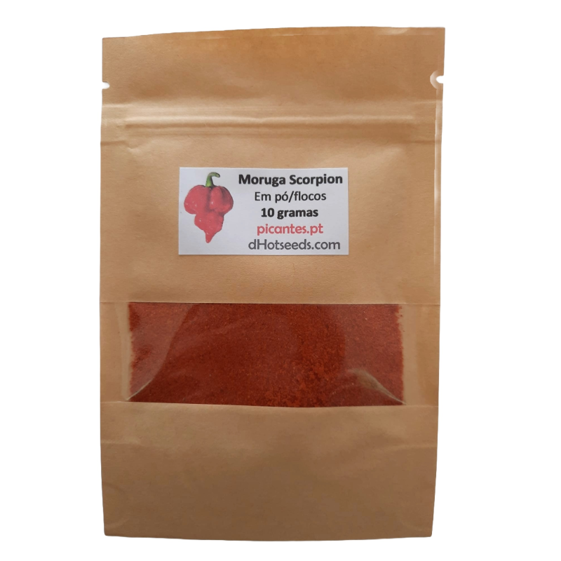Trinidad Moruga Scorpion em pó, embalagem 10gr.