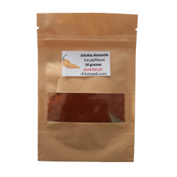 Bhut Jolokia Amarela em pó, embalagem 10gr.