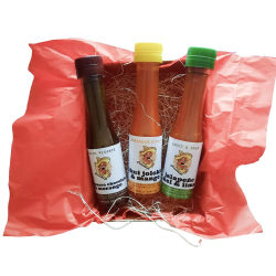 GIFT Box 3 Sweet Sins, 3 Hot Sauces - 3x100ML