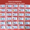 Pack de 30 malaguetas 300 sementes Carolina Reaper Moruga Scorpion Bhut Jolokia Pacote de 30 variedades de malaguetas