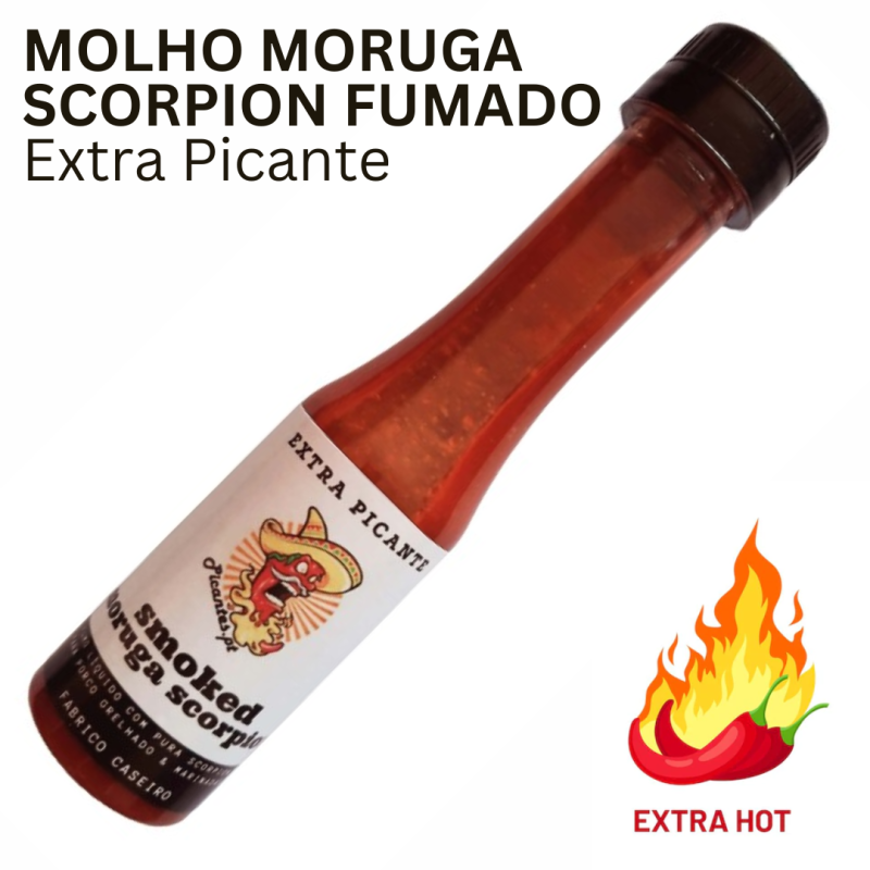 Molho Moruga Scorpion Fumado 100ML NÍVEL Muito Alto