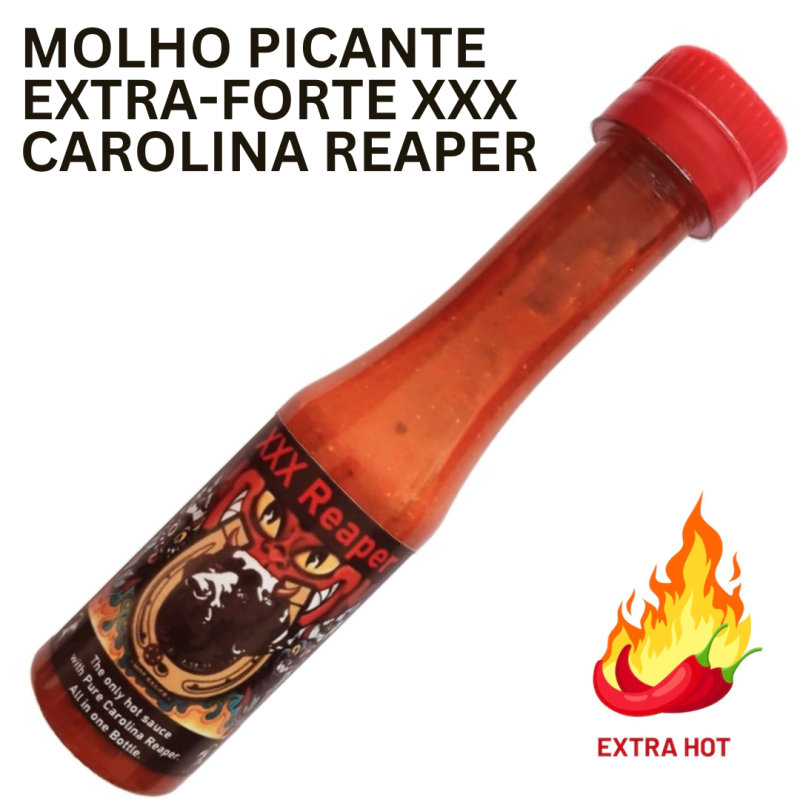 Carolina Reaper EXTRA-HOT XXX Sauce 200ML LEVEL: NUCLEAR