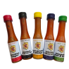 Pack 5 molhos picantes carolina reaper moruga scorpion jolokia jalapeno