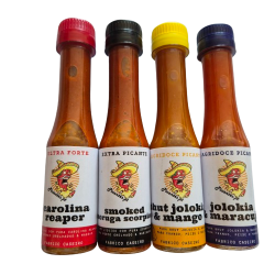 Pack 4 Chili Lover's, 4 Spicy Sauces, 4x100ML