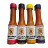 Pack 4 molhos picantes carolina reaper moruga scorpion jolokia