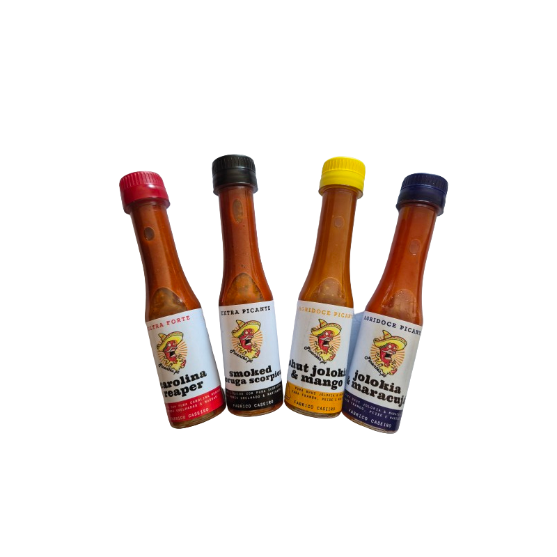 Pack 4 Chili Lover's, 4 Spicy Sauces, 4x100ML