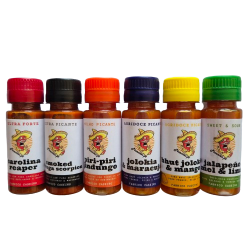 GIFT Pack 6 Sabores 6 Molhos Picantes 6x50ML Excelente Prenda!