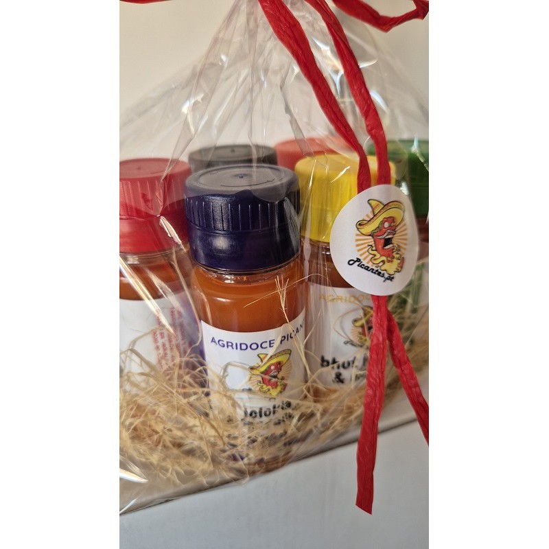 GIFT Pack 6 Sabores 6 Molhos Picantes 6x50ML Excelente Prenda!