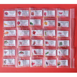 PACK V  30 Hot Peppers 300 seeds 10 each