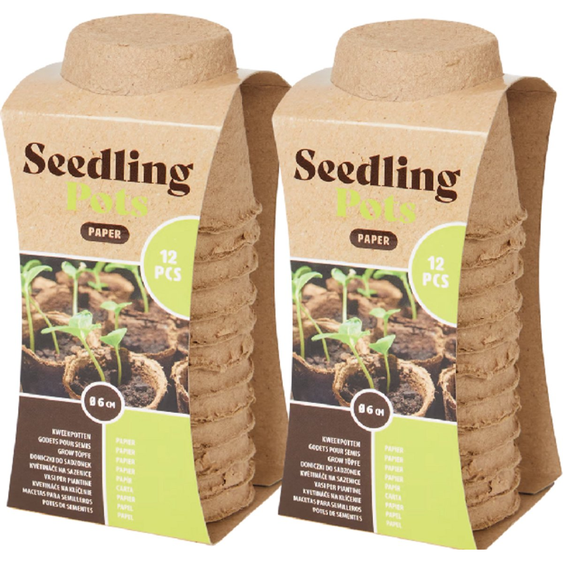 12x 6 cm Growing Pots 12x 6 cm Growing Pots