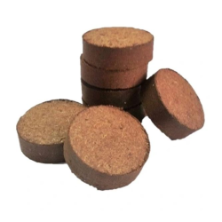 24x Coconut Discs for Flower Pots 30ml